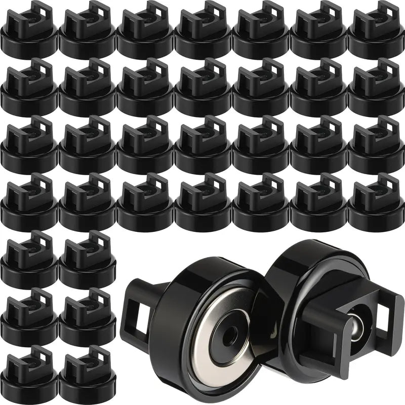 π§12PCS Magnetic Zip Tie Mounts β Tool-Free Cable Organizers for Metal Surfaces