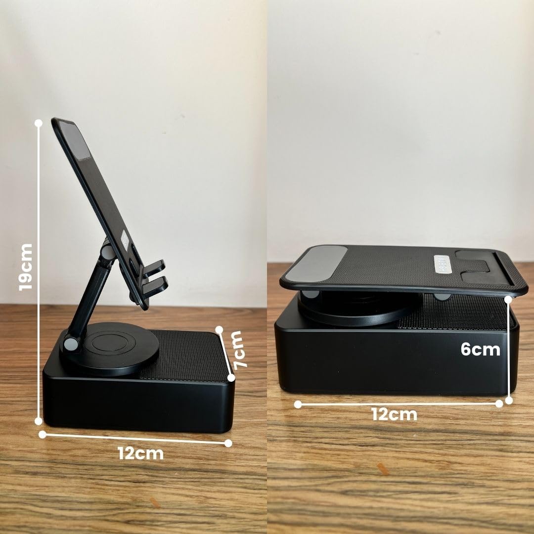 3 in 1 Wireless Bluetooth-compatible Portable Cell Phone Holder Speaker