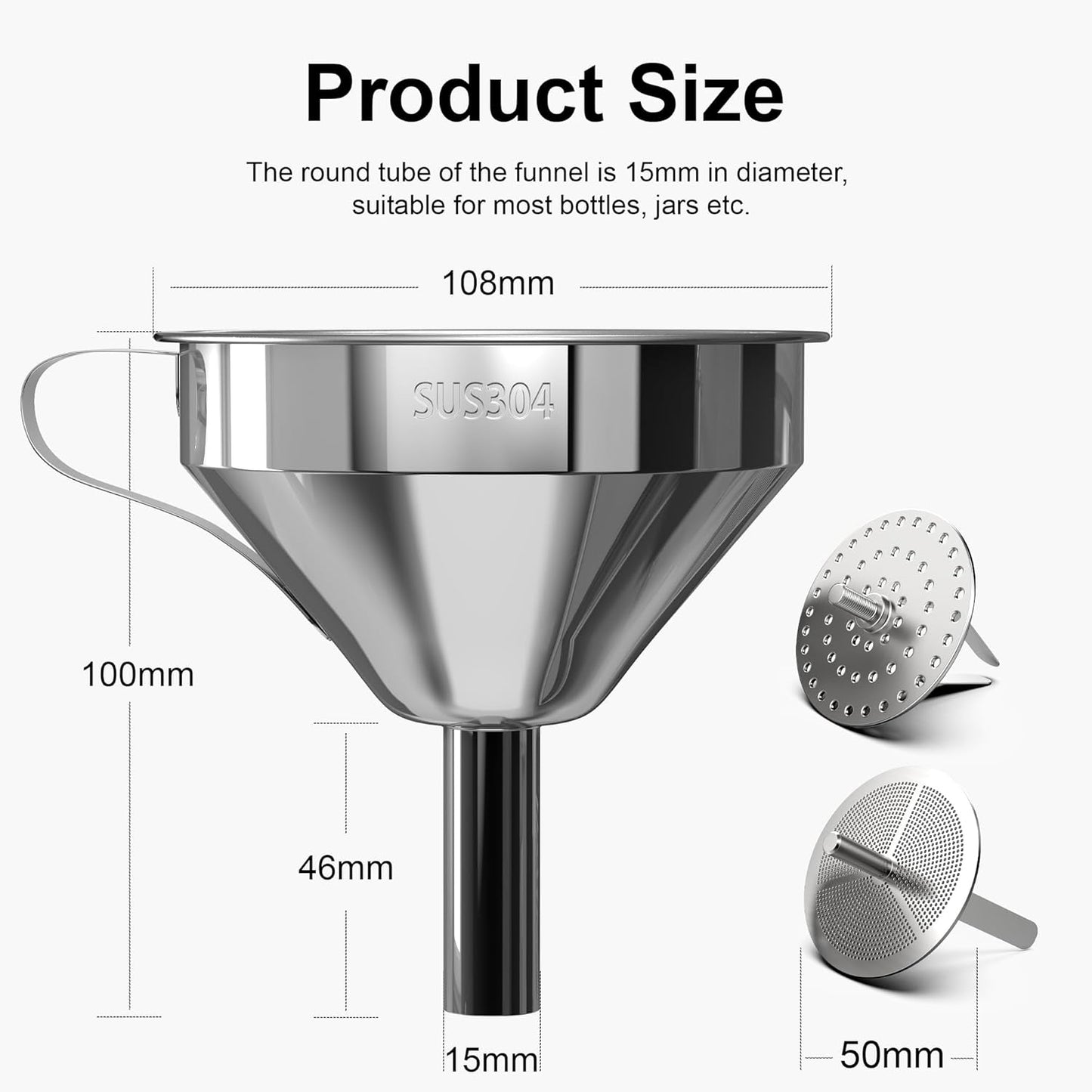ð Print Cleaner, Print Better | 2PCS Resin Filter Funnel Kit