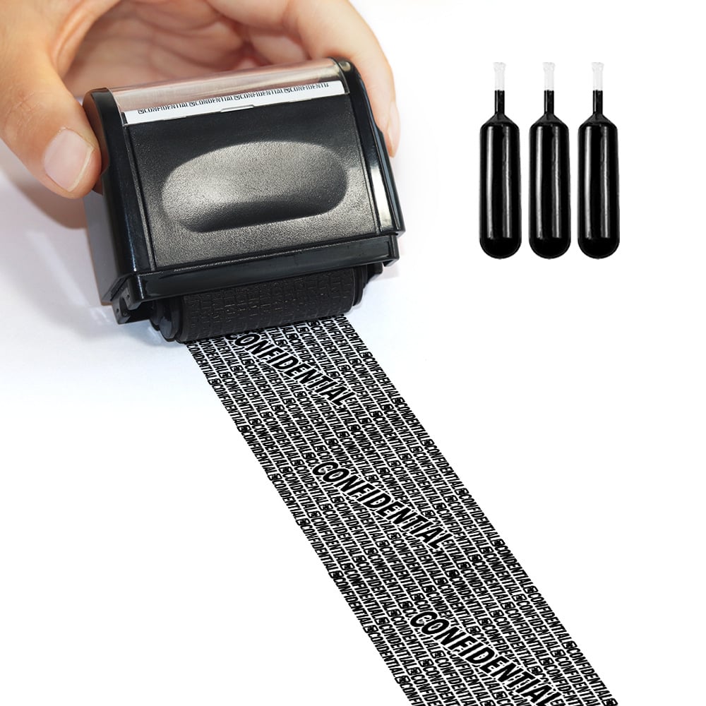 🔥HOT SALE 49% OFF✨Privacy Protection Security Roller Stamp — Address & Billing Info Blocker, Home & Office Mailing Essentials 100m Long-Lasting Roll