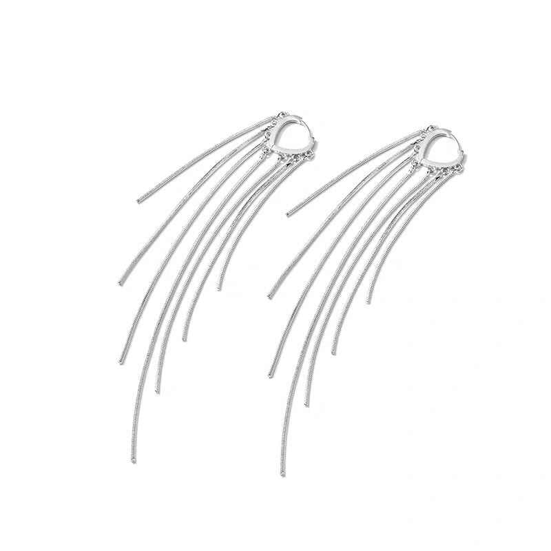✨14K Gold Plated Long Tassel Earrings for Women