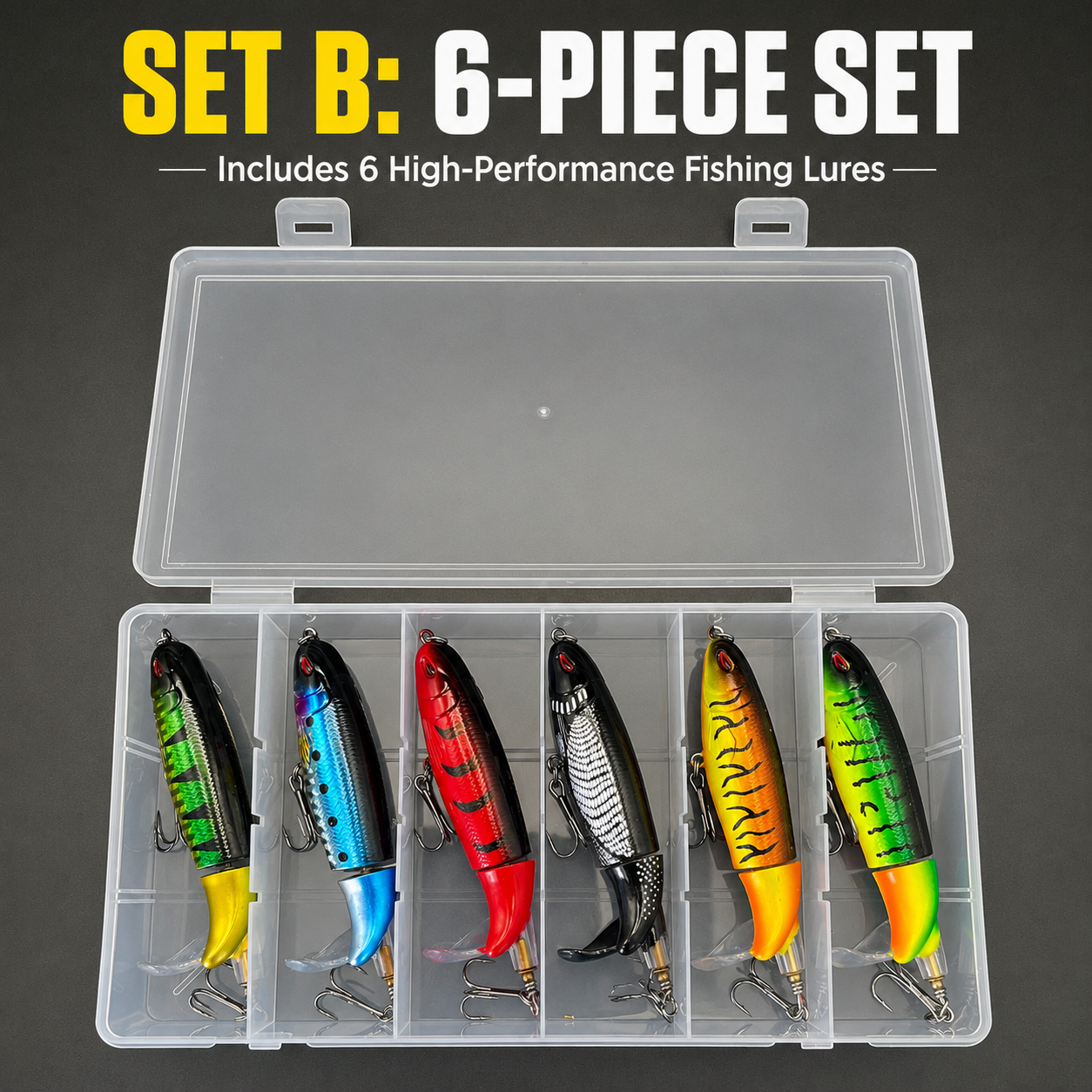 🎣6 pcs Artificial Fishing Lure