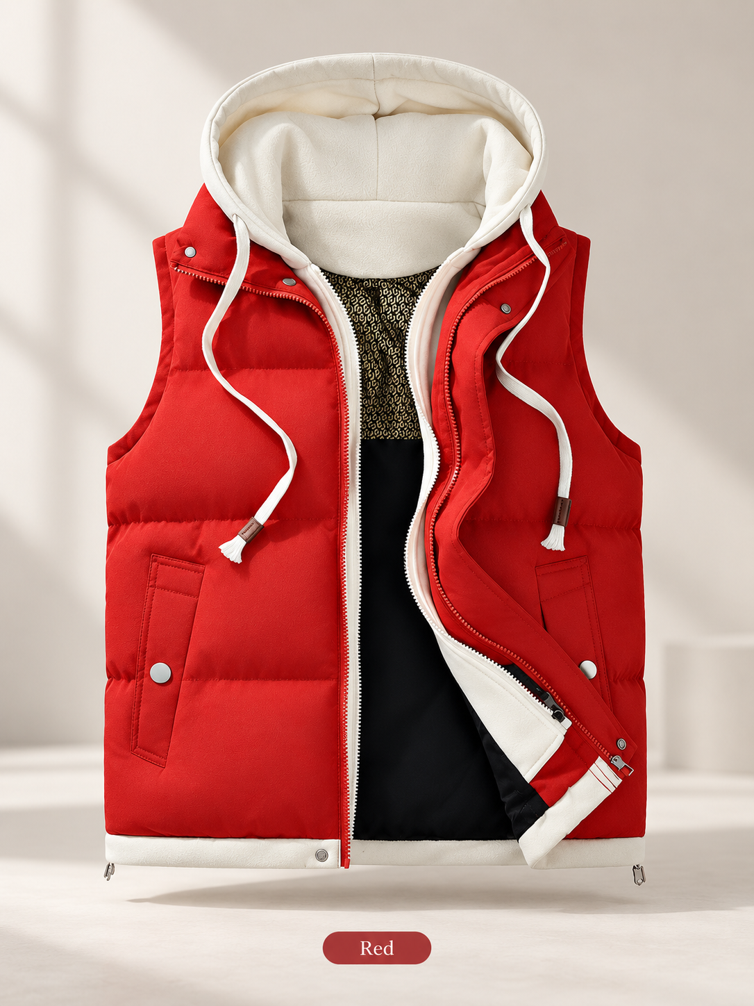 🧥 Cozy 2-in-1 Couple Vest – Warm, Foldable & Chic
