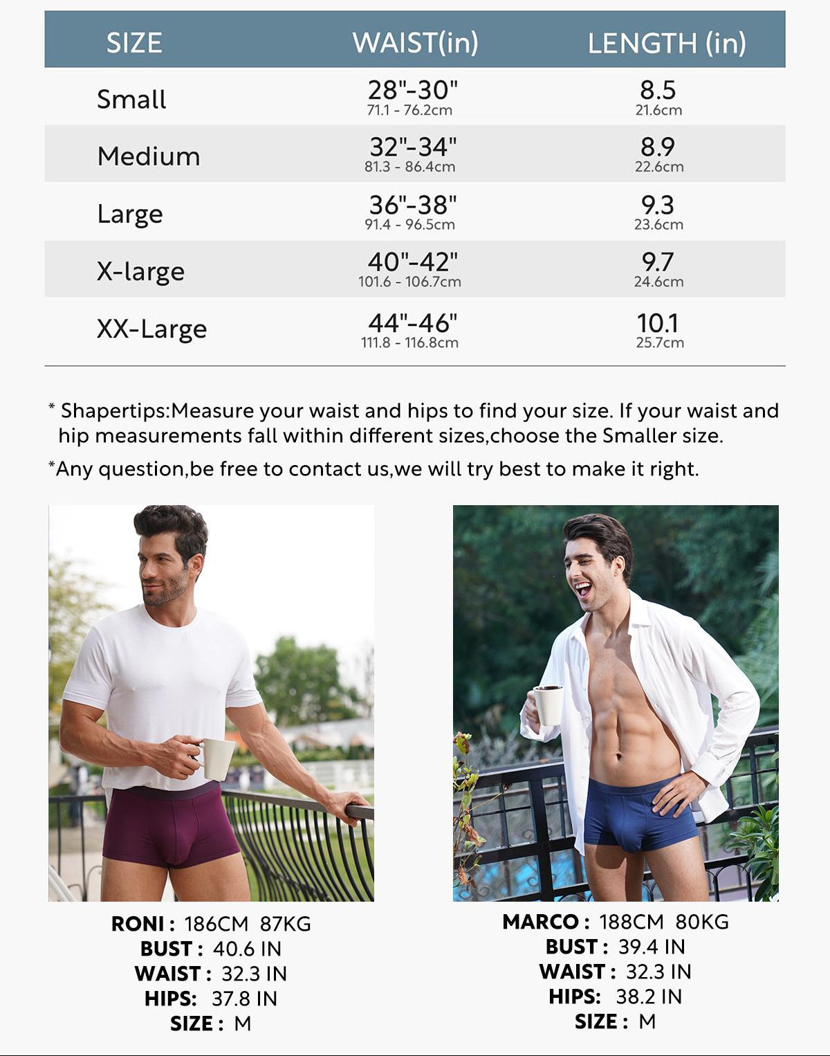 6-Pack Men's Ultra-Soft Modal Boxer Briefs – Breathable Comfort & Stretch Fit