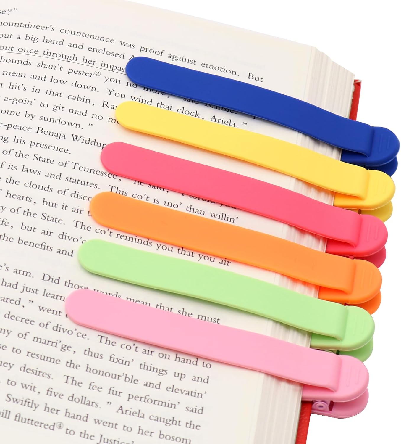π Automatic Silicone Bookmarks