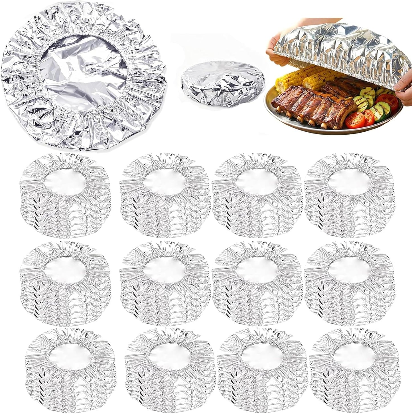 🔥Last day 49% off Insulated Foil Food Covers(50 pcs)