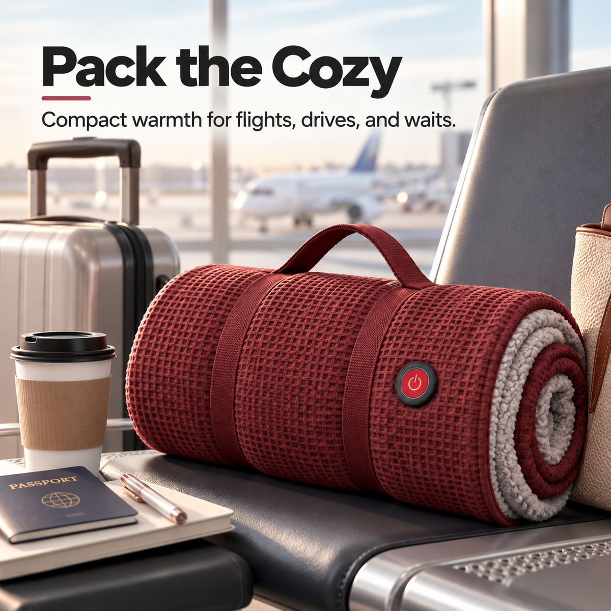 ๐ฅ Wearable Heated Blanket โ Cozy Hands-Free Warmth