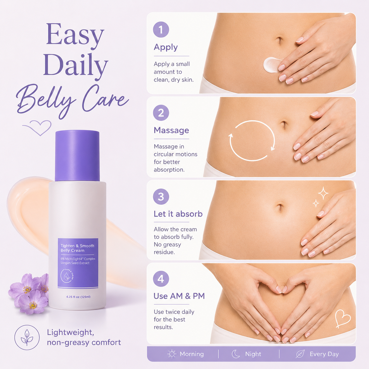 🔥 Best Seller | Tightening & Smoothing Belly Cream