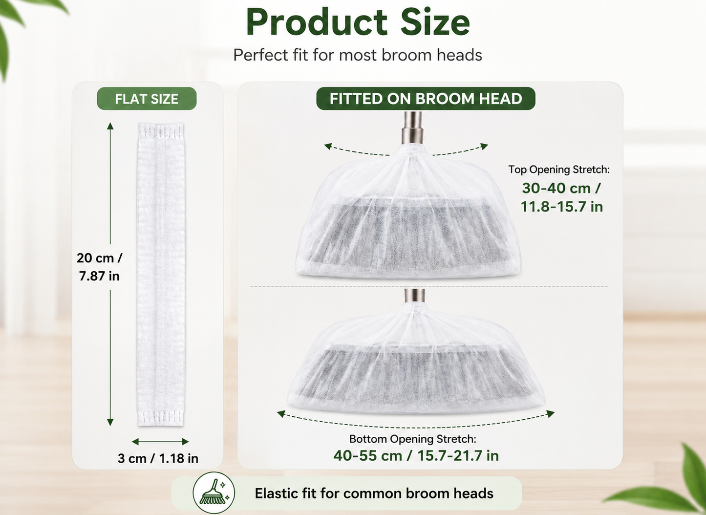 š„Bestseller | Disposable Broom Dust Cover(100pcs)