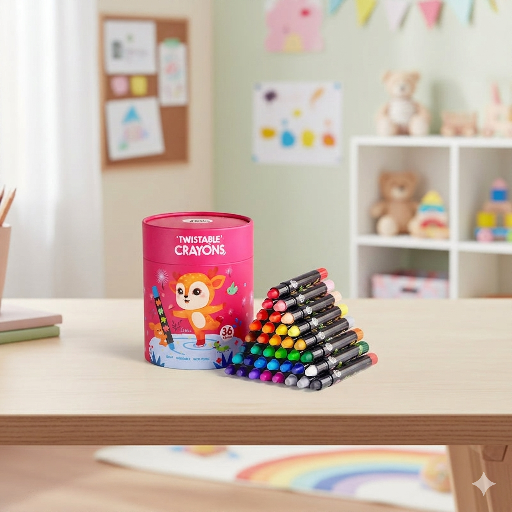 🎨🖍️ Magic Silky Washable Crayons Set™