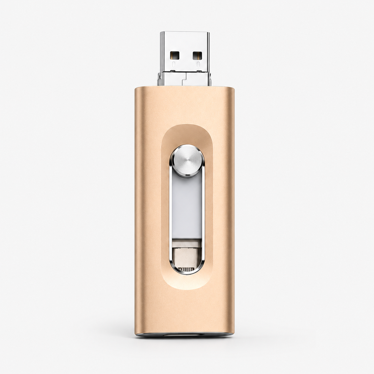 📱 4-in-1 USB Flash Drive for Phone & Computer – High-Speed Photo Backup & Multi-Port Memory Stick