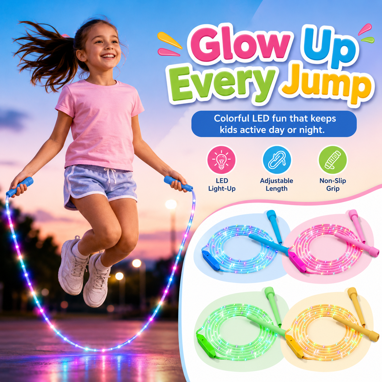 LED Light-Up Jump Rope for Kids55