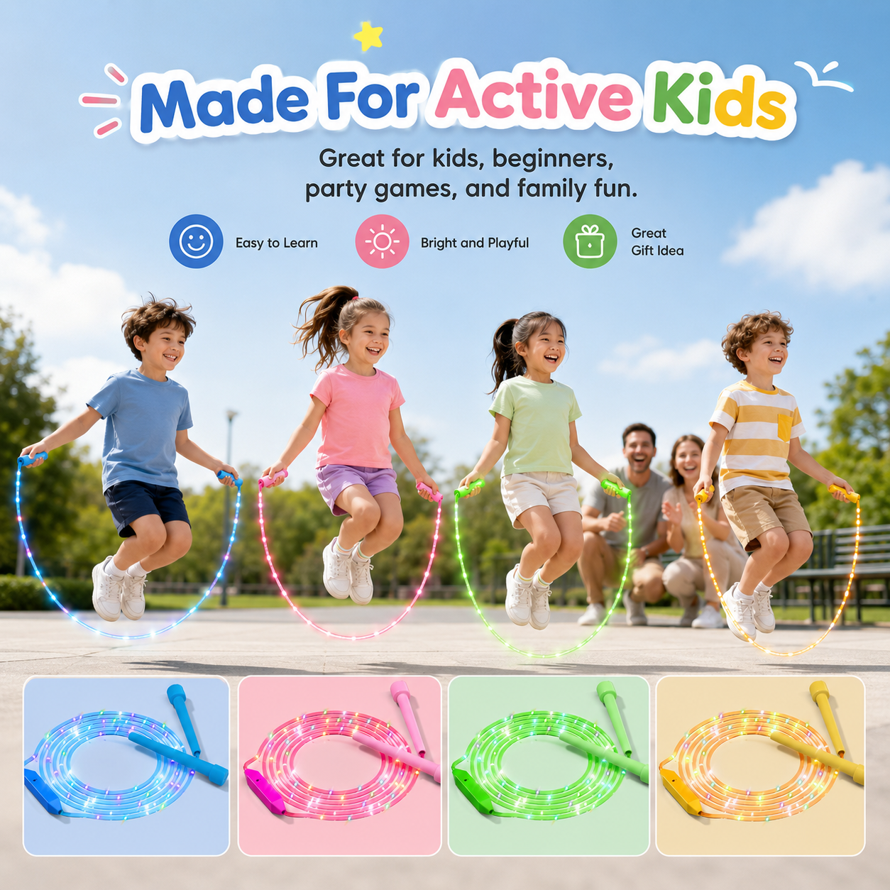 LED Light-Up Jump Rope for Kids55