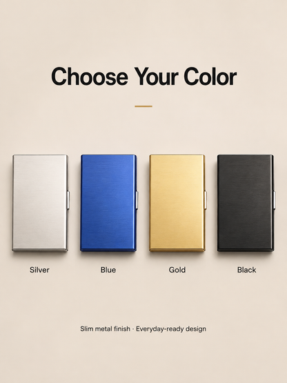Hot Sale RFID Blocking Metal Card Holder