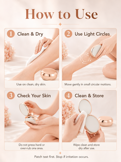 ✨ Crystal Hair Remover | No Razor, No Wax, Just Silky Smooth Skin