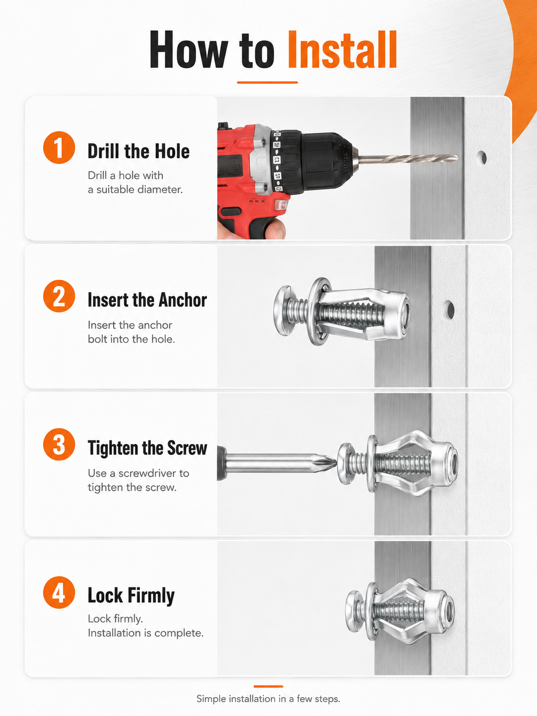 🔧Hollow Wall Expansion Anchor Screw Set