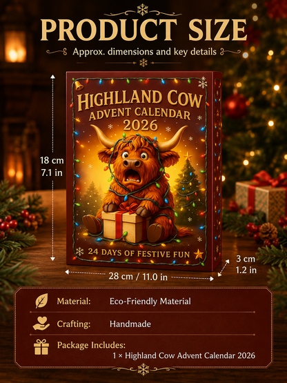 🎄🐮Highland Cow Advent Calendar 2026
