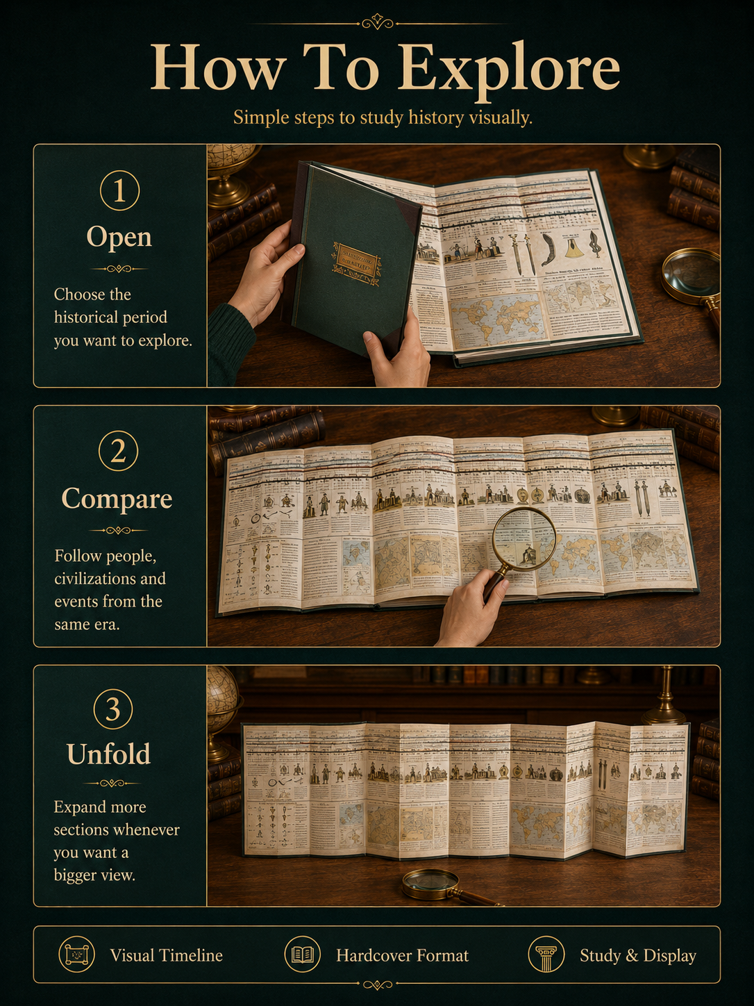 World History Fold-Out Timeline
