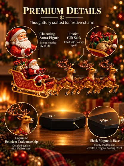 🎄Magnetic Levitation Santa Sleigh Christmas Display