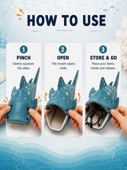 🦈3D Whale Shark Storage Pouch