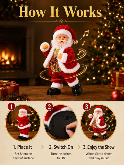 🎅 Dancing Santa Claus Toy with Music