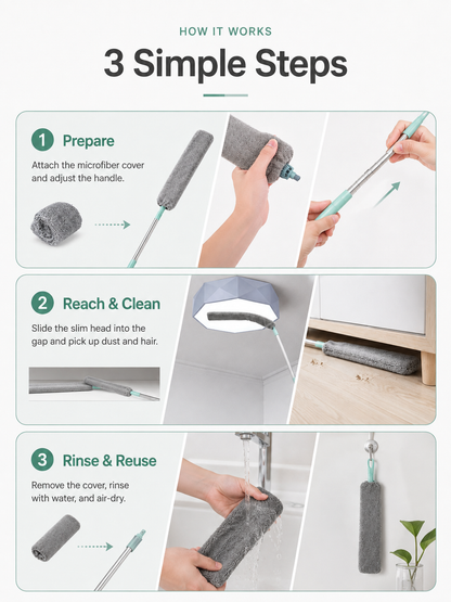 🔥Retractable Gap Dust Cleaner