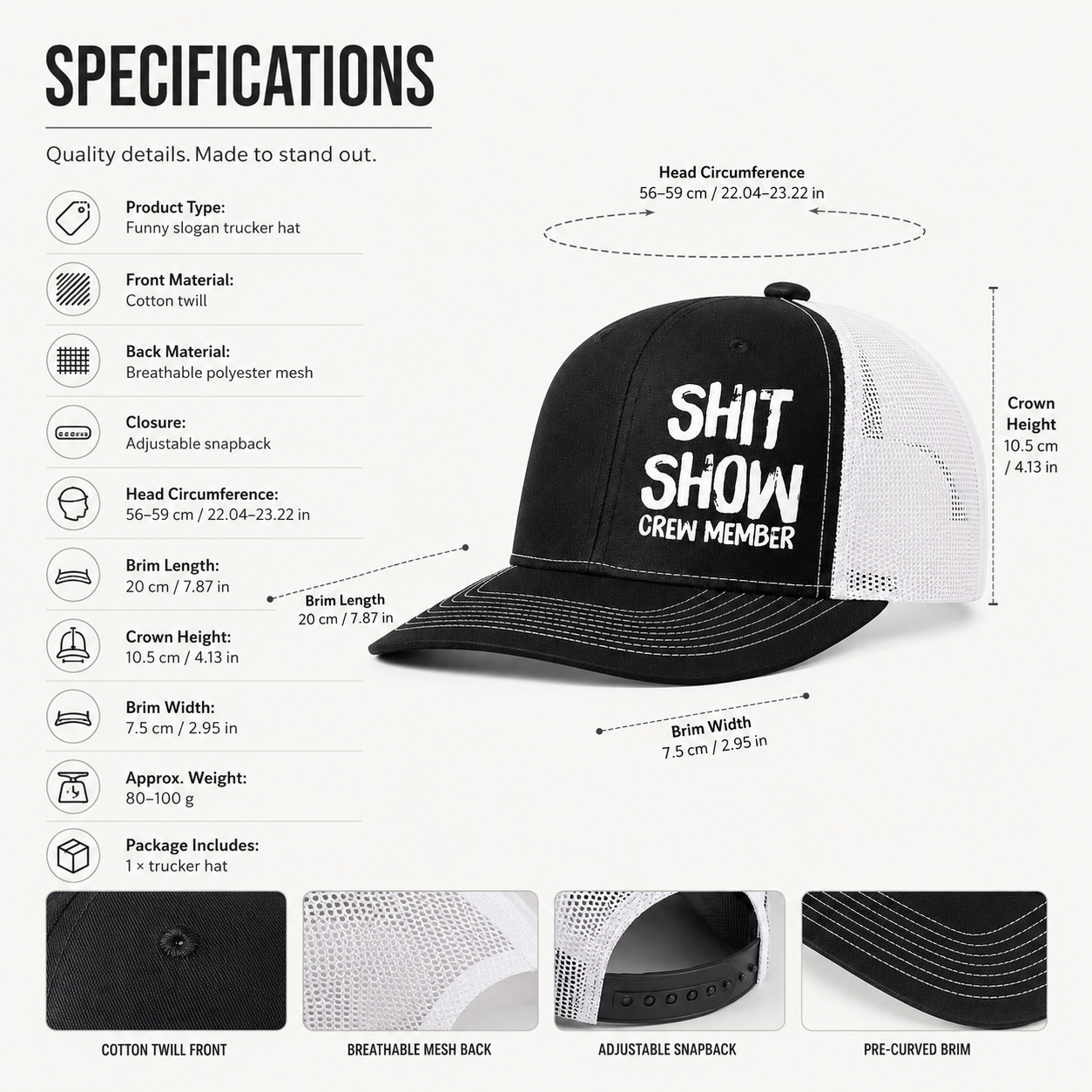 🧢 Same Irritating Dude, New Day Trucker Hat – Funny Adjustable Snapback Novelty Gift