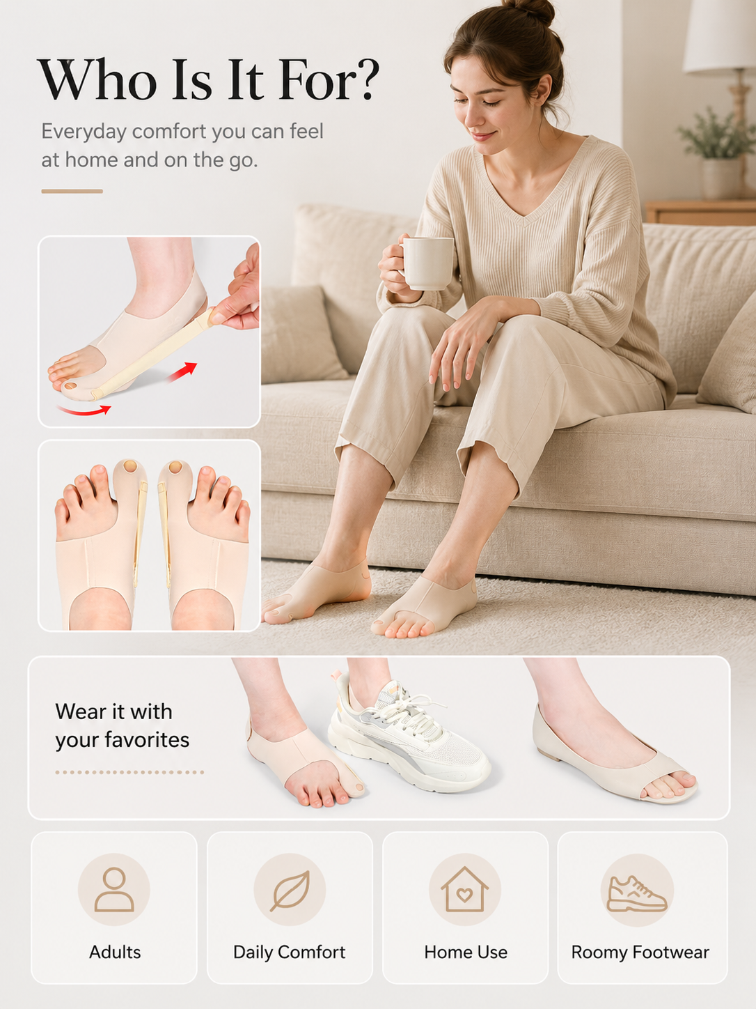Adjustable Bunion Support Wrap