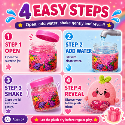 🎁 Magic Surprise Plush Jar 2026 – Cute Hidden Collectible Toy Gift For Kids