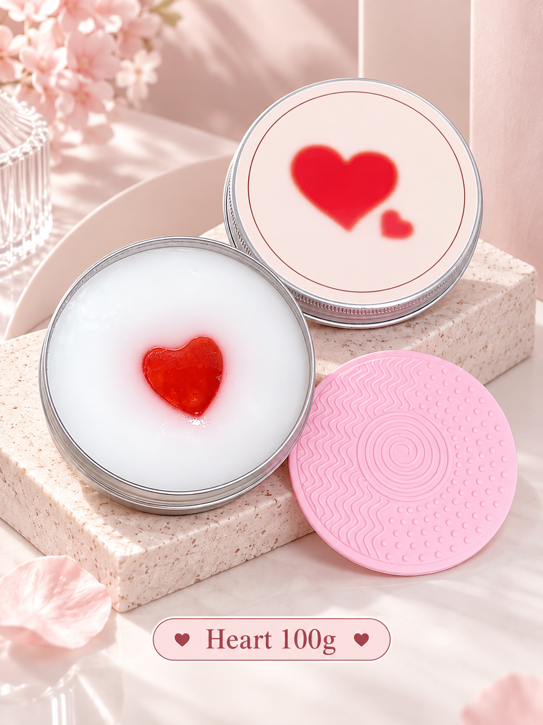 🫧 Makeup Brush Cleaning Soap – Portable Deep-Clean Brush & Sponge Cleanser