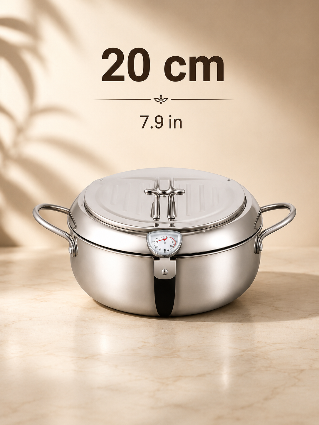 🔥304 Stainless Steel Deep Fryer Pot