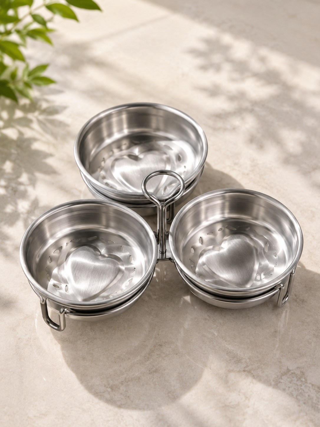 🍳 3-Cup Stainless Steel Egg Steamer