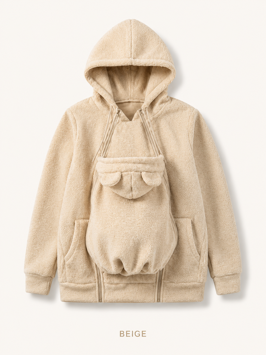 🧥Parent & Baby Fleece-Lined Carrier Cover Hoodie