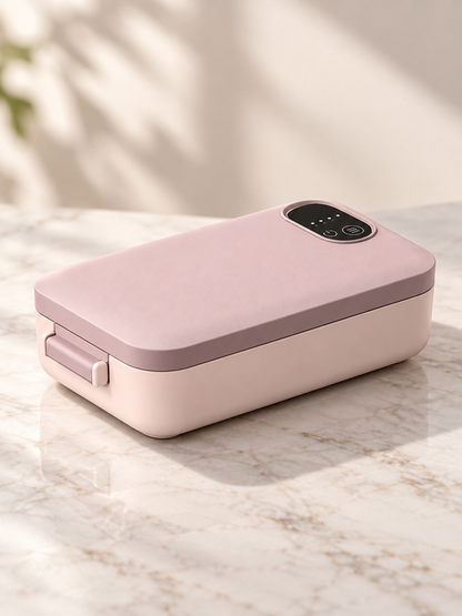 🎀RECHARGEABLE🍱⚡ Portable electric lunch box with self-heating 🔋🌡️