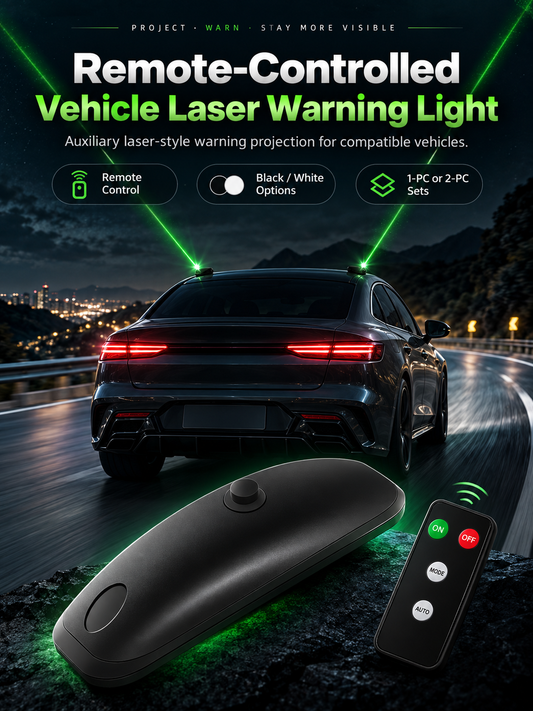 🚨 Remote-Controlled Vehicle Laser Warning Light – Road Projection Safety Lamp  Shopify