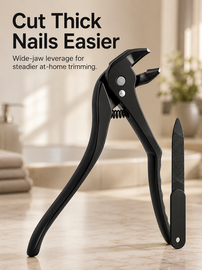 ✂️ Heavy-Duty Wide-Jaw Nail Clipper