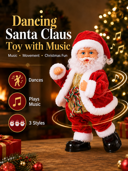 🎅 Dancing Santa Claus Toy with Music