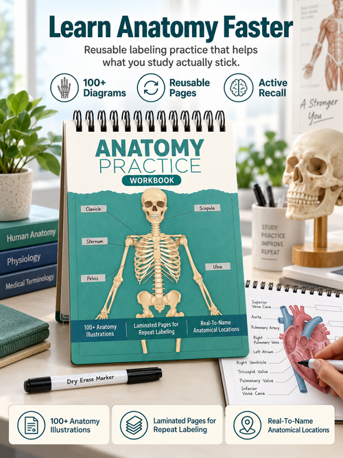 🧠Reusable Anatomy Label Lab Workbook