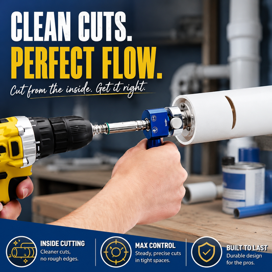 ⚙️ 1-1/4" PVC Inside Pipe Cutter | Precision Internal Pipe Cutting Tool