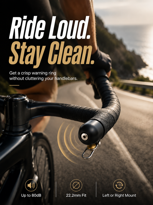 Handlebar Plug-Type Road Bike Bell