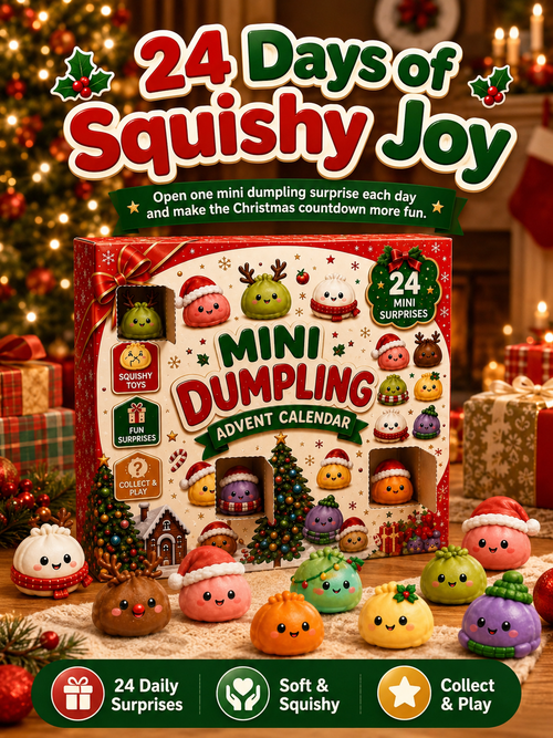 🎁Mini Dumpling Squishy Advent Calendar
