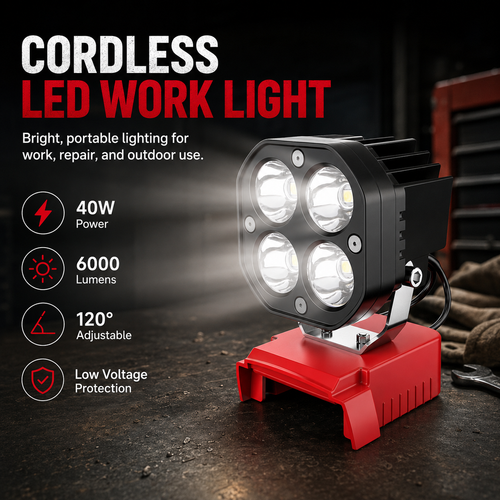 🏕️ Omni-Directional Magnetic LED Pod Light