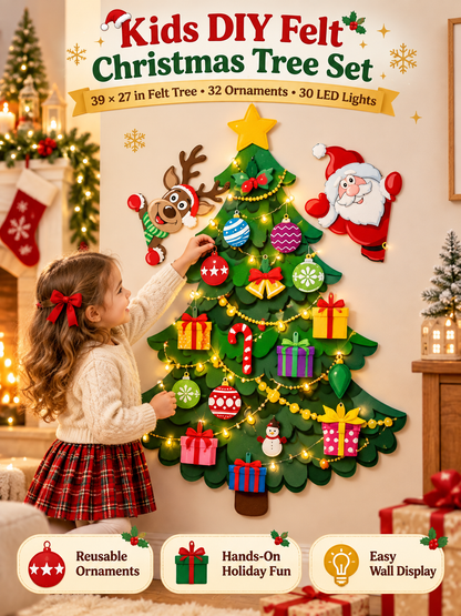 🎁DIY Felt Christmas Tree Set