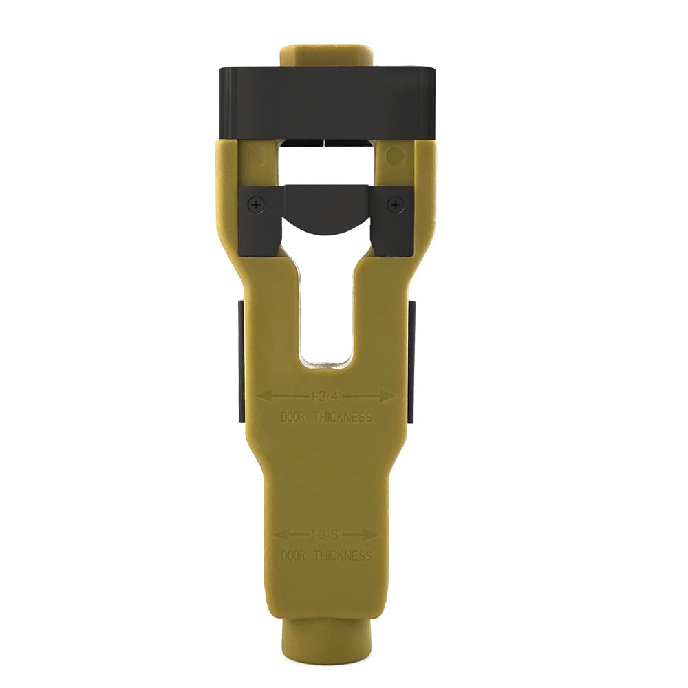 🔨 Door Latch Installation Kit – Precision Mortise Tool for Fast & Accurate Door Lock Installation, Fits Square & Round Deadbolts, 1-3/8" & 1-3/4" Doors