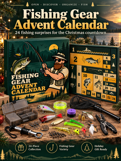 Fishing Advent Calendar – 24-Day Tackle & Lure Gift Set