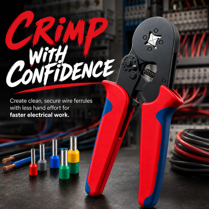 ⚡ Complete Ferrule Crimping Tool Kit with 1900 Wire Terminals