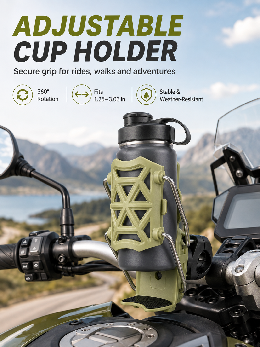 🔥Self-adjusting Cup Holder