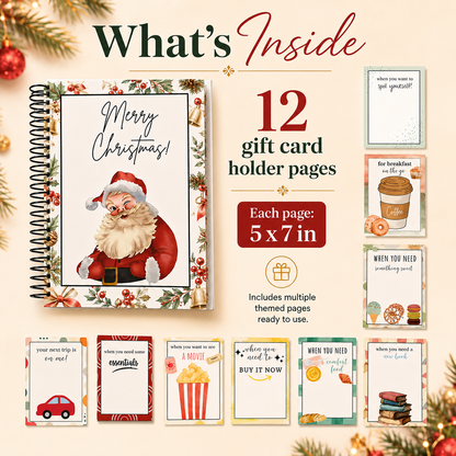 🎁Holiday Trend🔥DIY Christmas Gift Card Album