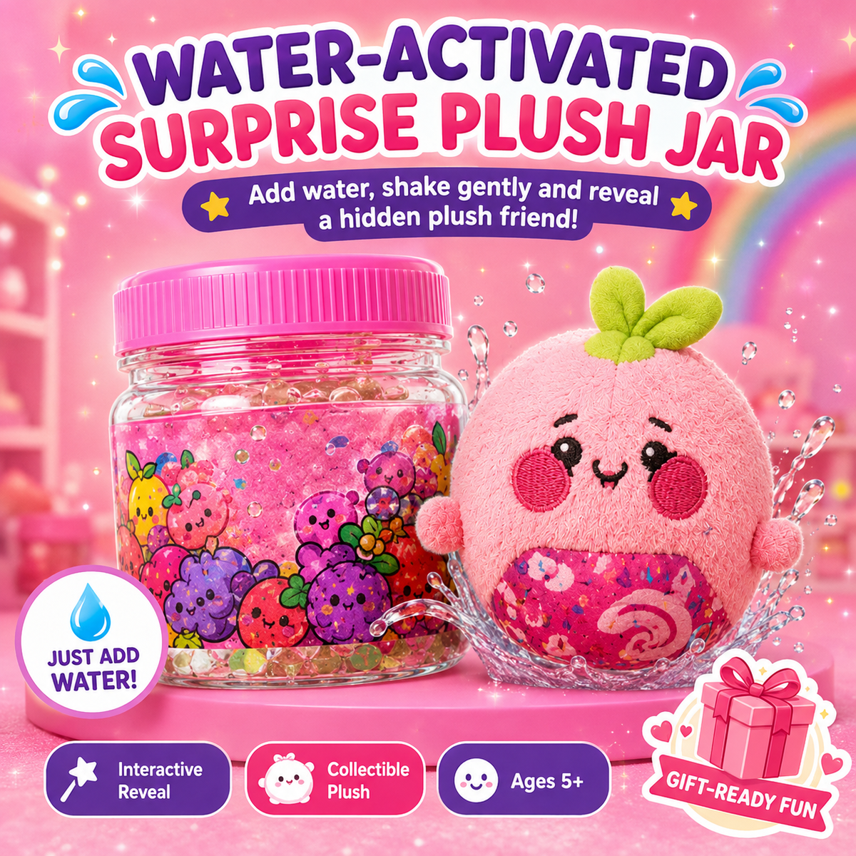 🎁 Magic Surprise Plush Jar 2026 – Cute Hidden Collectible Toy Gift For Kids