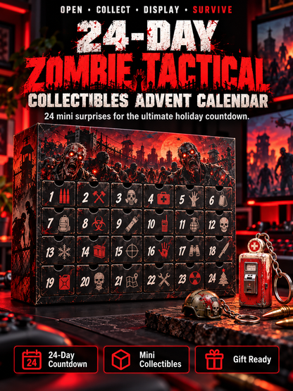 🧟 24-Day Zombie Tactical Collectibles Advent Calendar